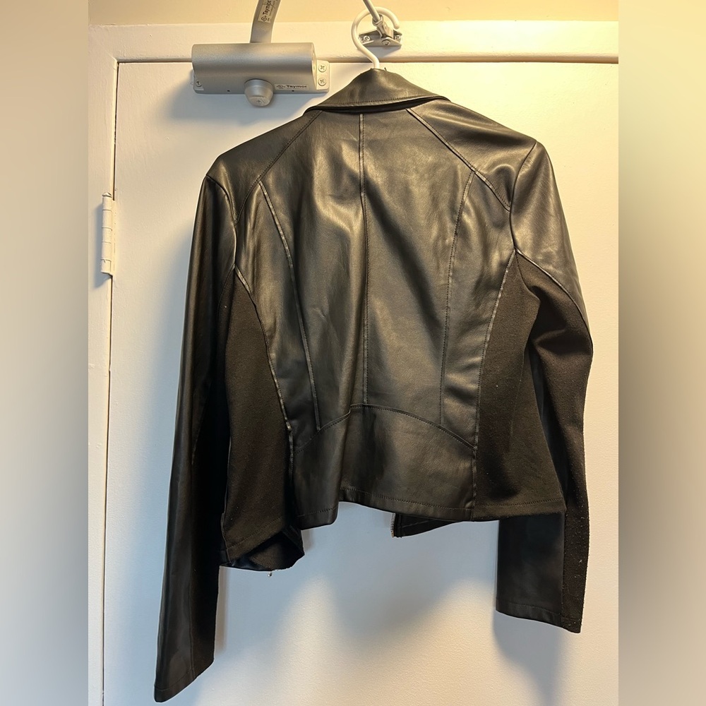 Dynamite faux Black Leather Jacket - Picture 2 of 5